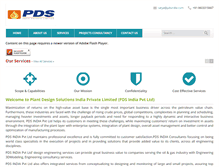 Tablet Screenshot of pdsindia.com